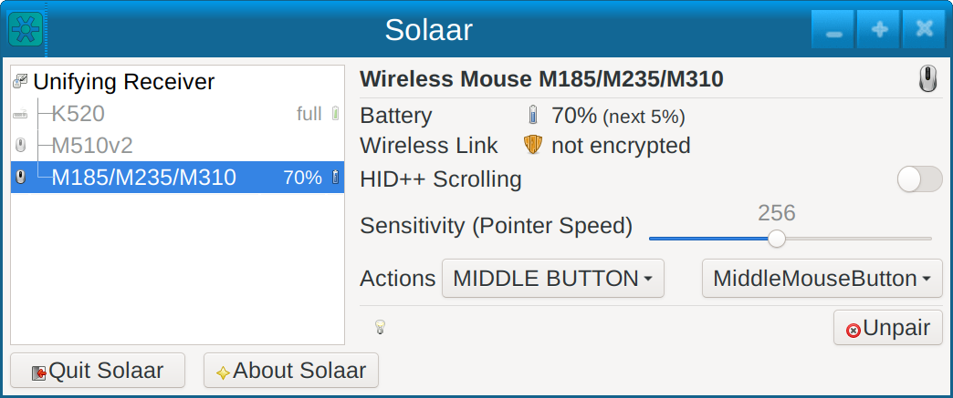 Solaar-main-window-actions